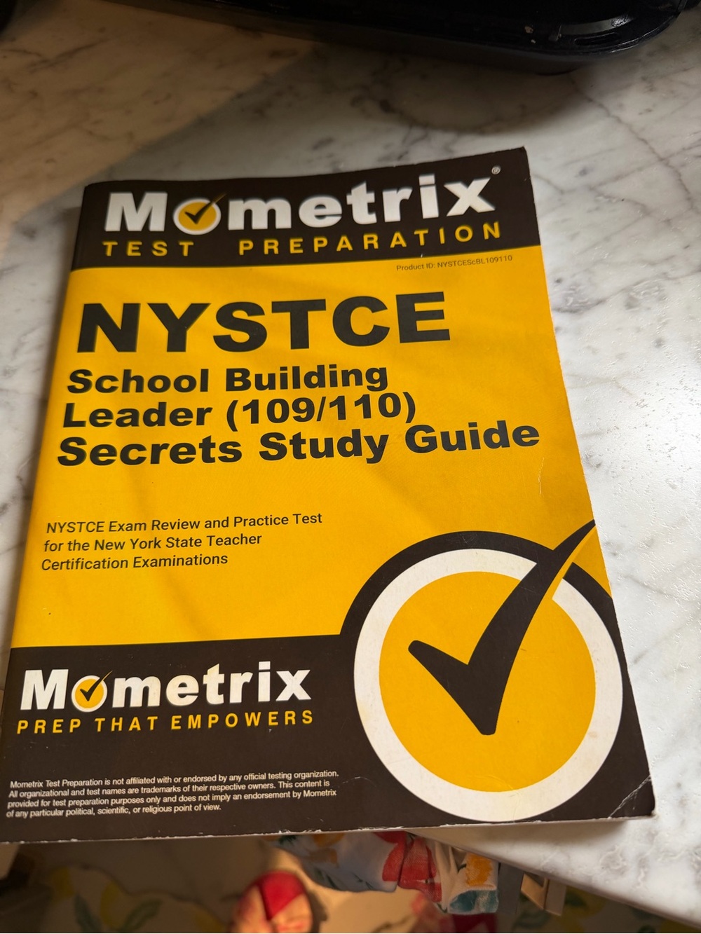 Mometrix NYSTCE School Building Leader (109/110) Study Guide - Yellow & Black